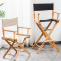 Custom luxury aluminium folding makeup artist wood folding director chairs, director garden chair